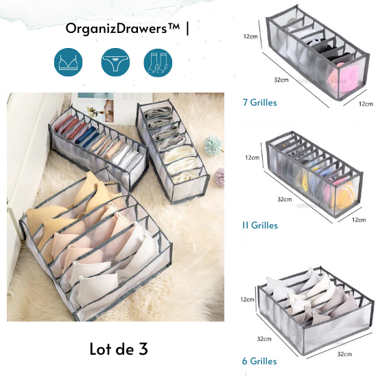 Organisateur de sous-vêtements | OrganizDrawers™