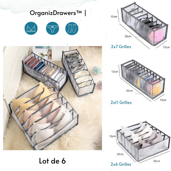 Organisateur de sous-vêtements | OrganizDrawers™