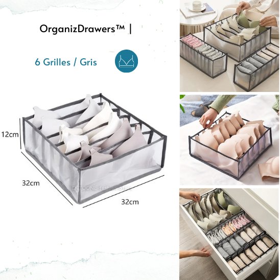 Organisateur de sous-vêtements | OrganizDrawers™ - Chez-Moi Épuré